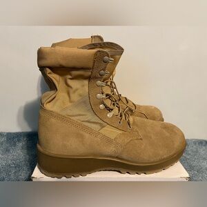 Men's Desert Tan Tactical Lace-Up Boots Vibram sole size11.5